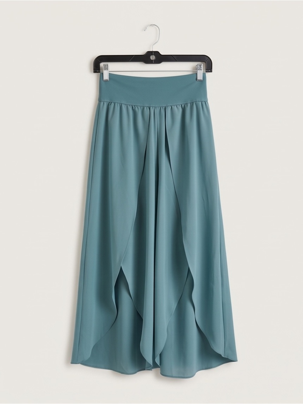 HALARA Teal Breezeful High Waisted Flowy Palazzo Pants Blue Size S
